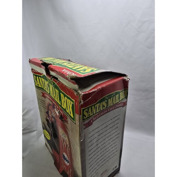 Vintage 1995 Noma Santa's Mail Box Christmas Cards Display 52 Cards In Motion - Picture 7 of 17